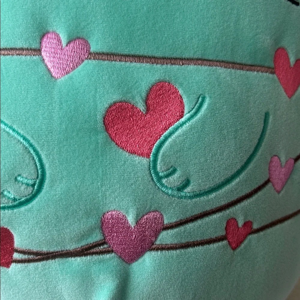 Rare valentine Squishmallow Plush Cat Toy with Pink Hearts